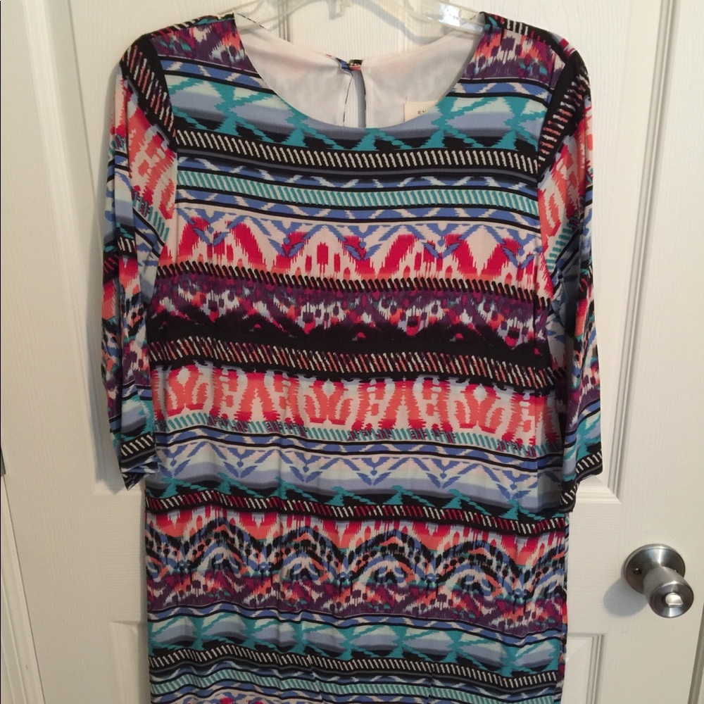 Aztec Print Dress